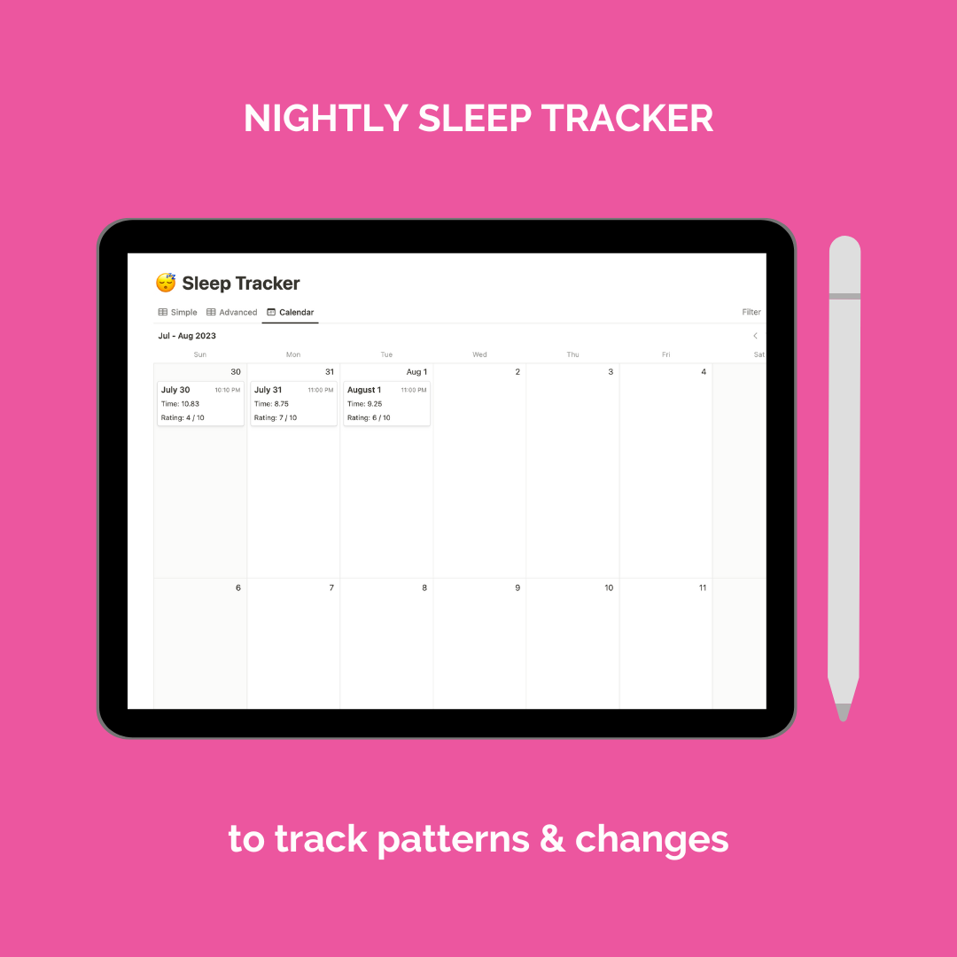 Sleep Brighter Notion Toolkit